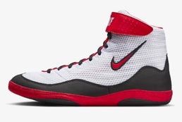 Nike Inflict - Wrestling Shoe (24) White/University Red-Black