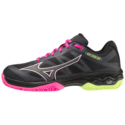 Mizuno Wave Exceed Light Women (24) (Ebony/PinkGlo/NeoLime)