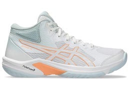 Asics Beyond FF MT (24) Women's Indoor Shoes (White/Bright Sunstone)